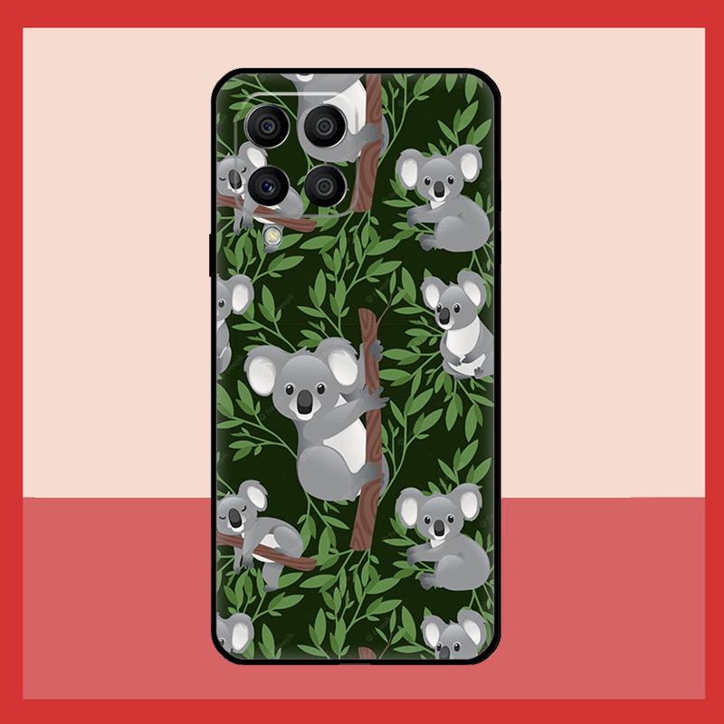 Cartoon Painting Animal Koala Case For Samsung Galaxy M12 M52 M06 M16 M36 M56 M33 M15 M55 M31 M13 M14 M53 M32 M35 M34 M54
