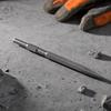 Hex Shank Grooving Chisel 40Cr Alloy Steel Flat Point Chisel Durable Scaling Chisel Set  For Brick