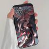 Anime Game W-Wuthering W-Waves Phone Case Cool Black Silicone Soft For IPhone 16 15 14 13 12 11 X XR Plus Pro Max Plus
