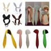 Oversized Rabbit Hat New Year Winter Party Decorations Festive Stage Shows Long Ear Cute Oversized Hats Headdress