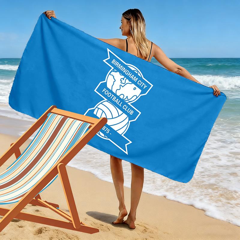 Birmingham City Print Beach Towel, Large Soft Quick Dry Towel for Beach Camping Swimming