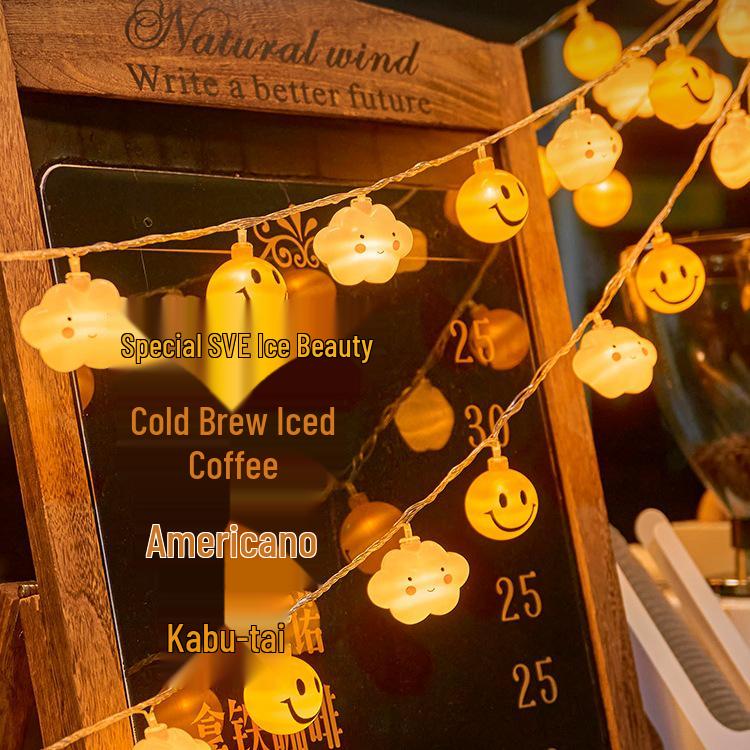 Outdoor LED String Lights for Market Stalls and Restaurants - Creative Night Atmosphere Decor