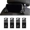2/4Pcs Car Headrest Hooks Hanger For Bags Seat Back Organizer Holder Clips Auto Fastener Hooks For Mercedes Benz AMG Emblem Logo