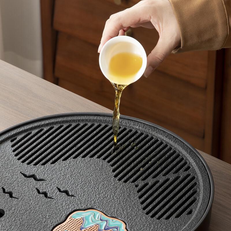 Round Water Storage Kung Fu Tea Tray