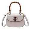 Bamboo bag women's new retro shoulder saddle bag premium texture niche simple messenger bag