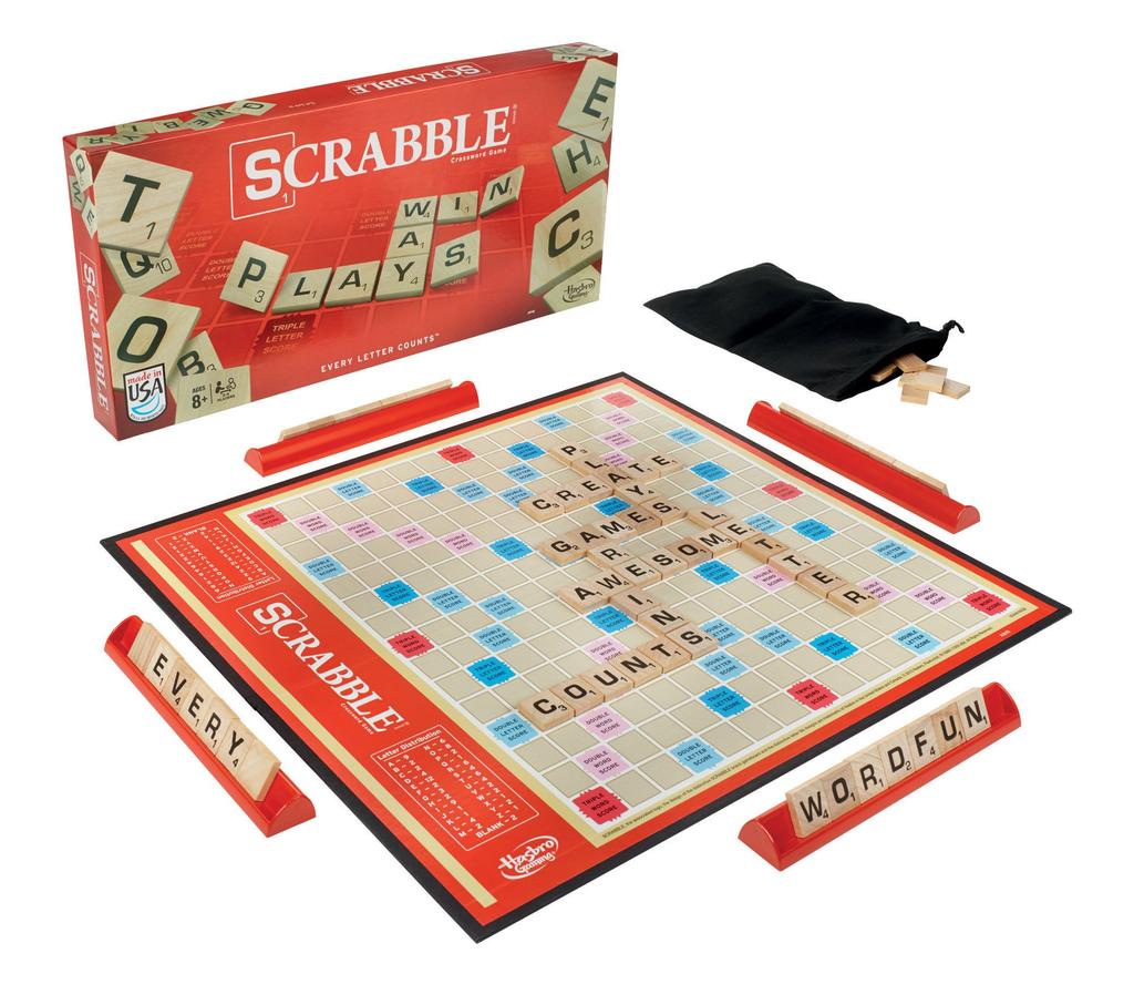 Scrabble: Authentic wooden pieces with a pleasant feel