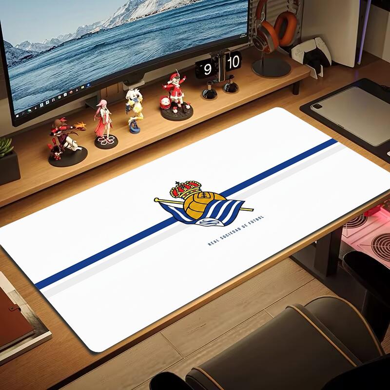 Real Sociedad Mouse Pad Large Gaming Table Cushion Non-slip Laptop Tablet Big Mousepad XXL Mat Mini PC Playmat With Lock edge_xia