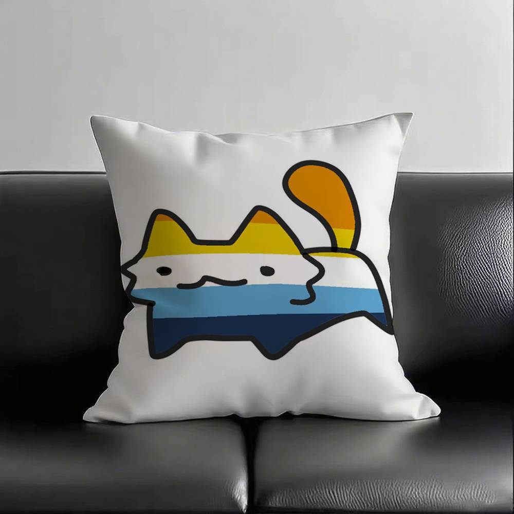 1pc Aroace Pride Pillow Case Square Bedroom Sofa Leisure Comfort Cushion Car Living Room Home Decoration