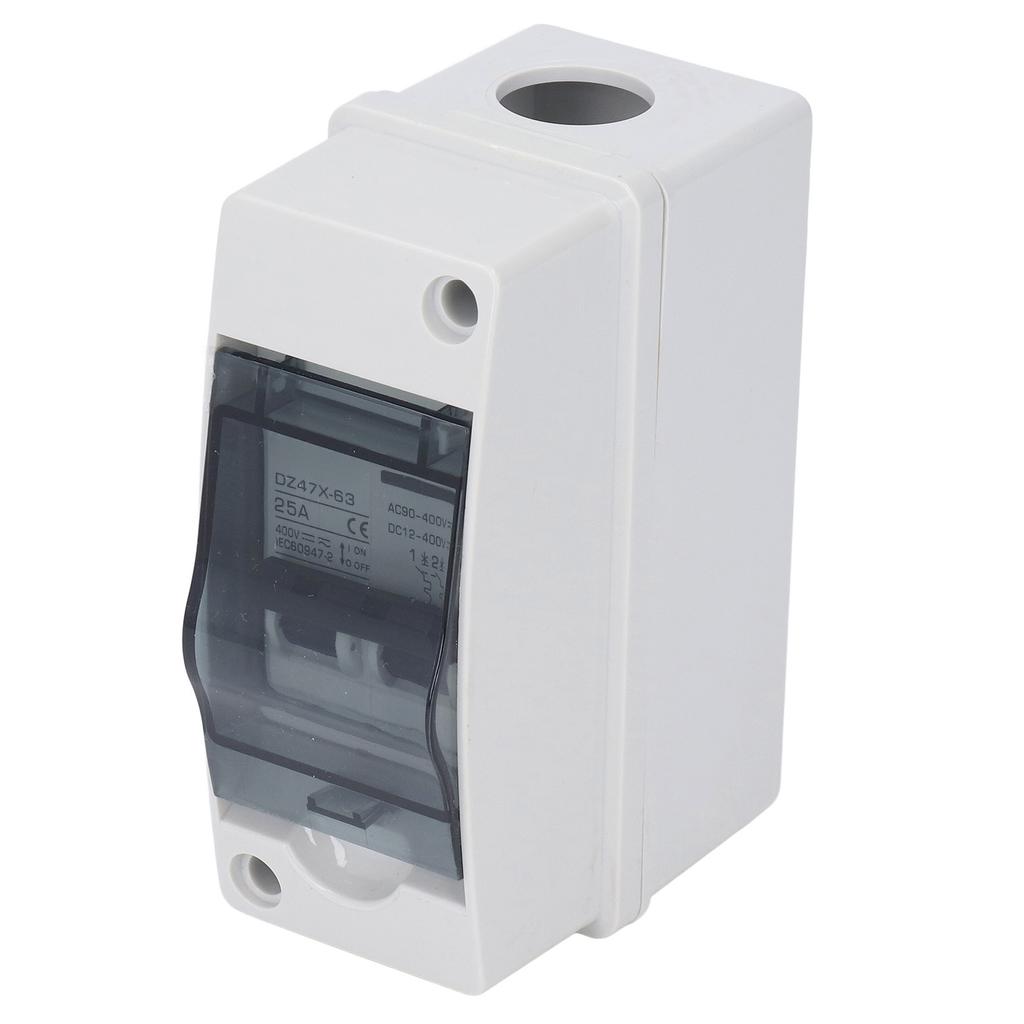 DC Miniature Circuit Breaker 2P 25A DC12V?400V AC90?400V Disconnecting Switch IP65 Waterproof for