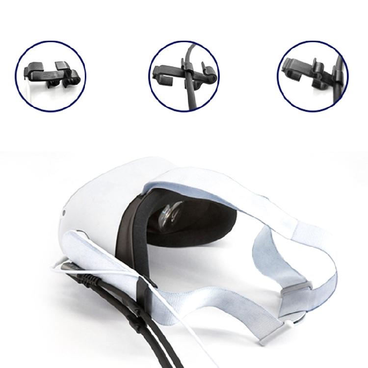 Přenosná přezka na datový kabel Organizér na dráty Klip Správa kabelů pro Quest 2