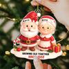 Xmas Tree Hanging Pendant Growing Old Together Since 2025 Personalized Acrylic Christmas Ornament Santa Couple Decoration