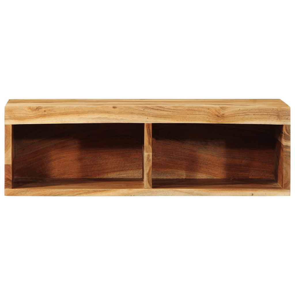TV Wall Cabinet 60 X 30 X 19 Cm Solid Acacia Wood