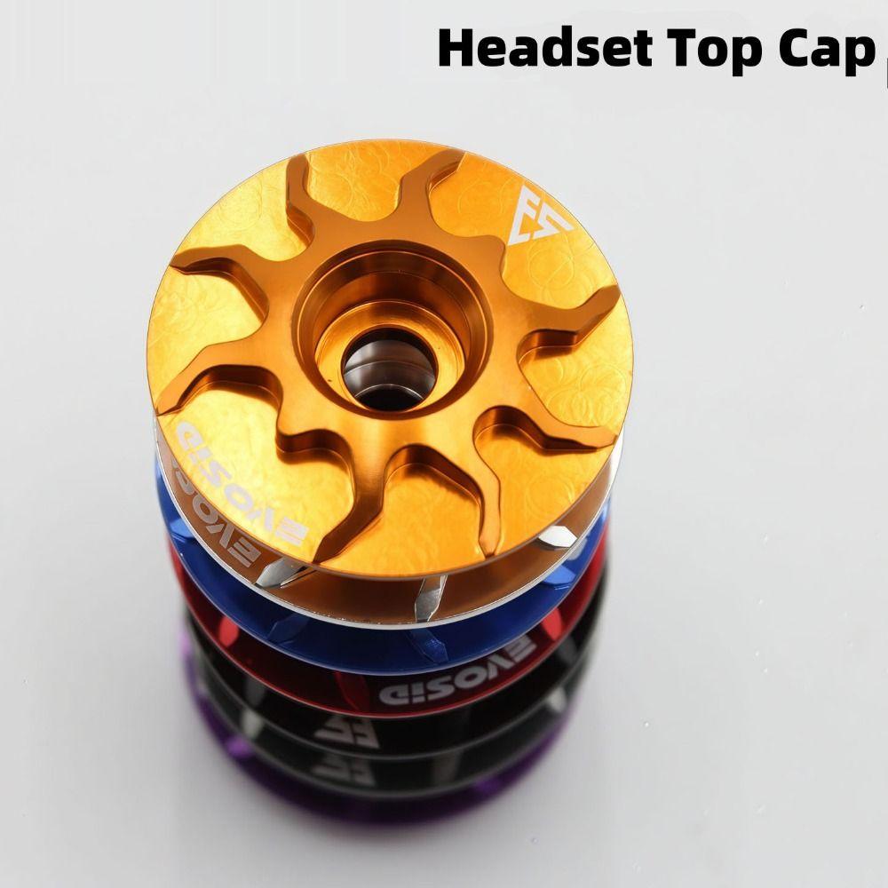 with Screw Bicycle Headset Top Cap CNC Fork Head Tube Cover Ultralight Cycling Accessories