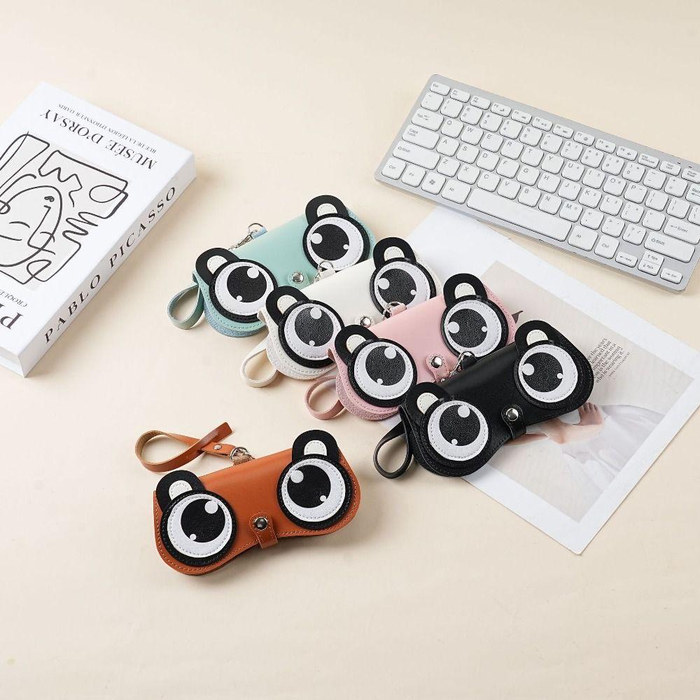 5 Colors Glasses Storage Cartoon Eyewear Pouch Cute Sunglasses Case  Women Men