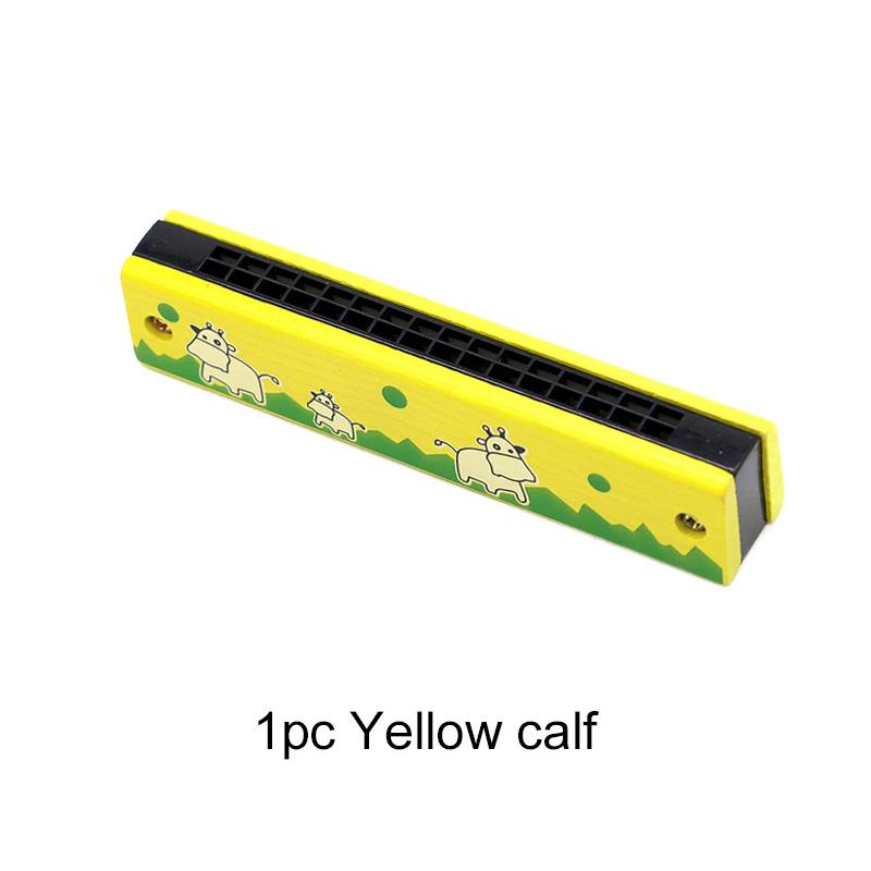 Children Wooden Harmonica Musical Instrument Toys Early Education Kindergarten for Beginners Music Teaching Aids Puzzle TMZ