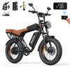 X5 NFC 3-biegowy litowo-jonowy elektryczny rower z grubymi oponami V20 Pro 20x4.0 48V 250W Silnik w piaście tylnej Amortyzacja przednia Wodoodporny