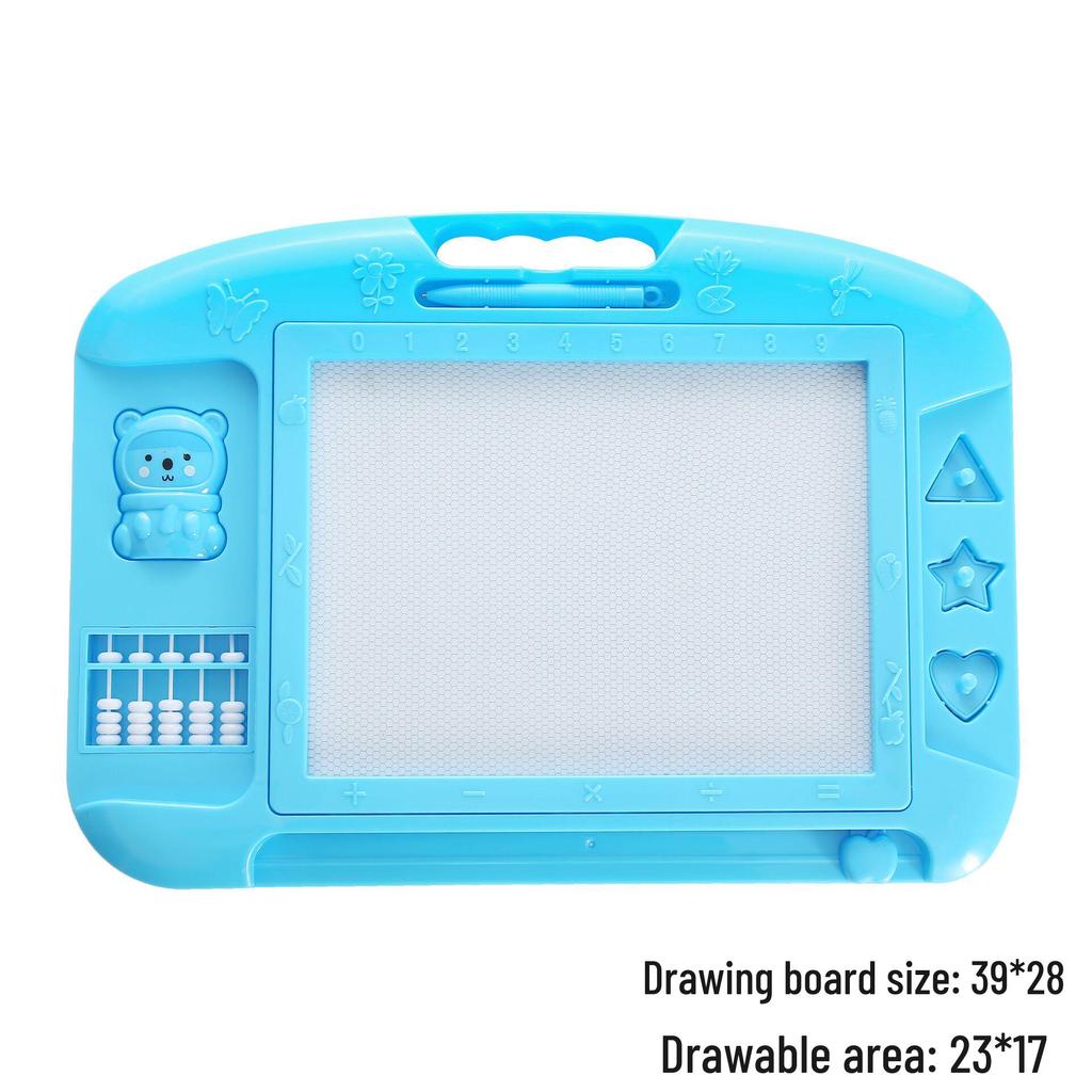 Großes magnetisches Zeichenbrett für Kinder - Buntes Graffiti- und Schreibspielzeug mit Stift