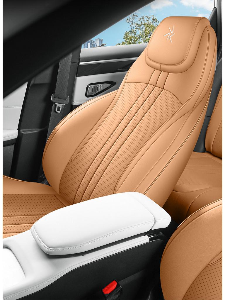 Galaxy L7 Full Leather Car Seat Cushion - Universal Four Seasons Set for Five-Seaters