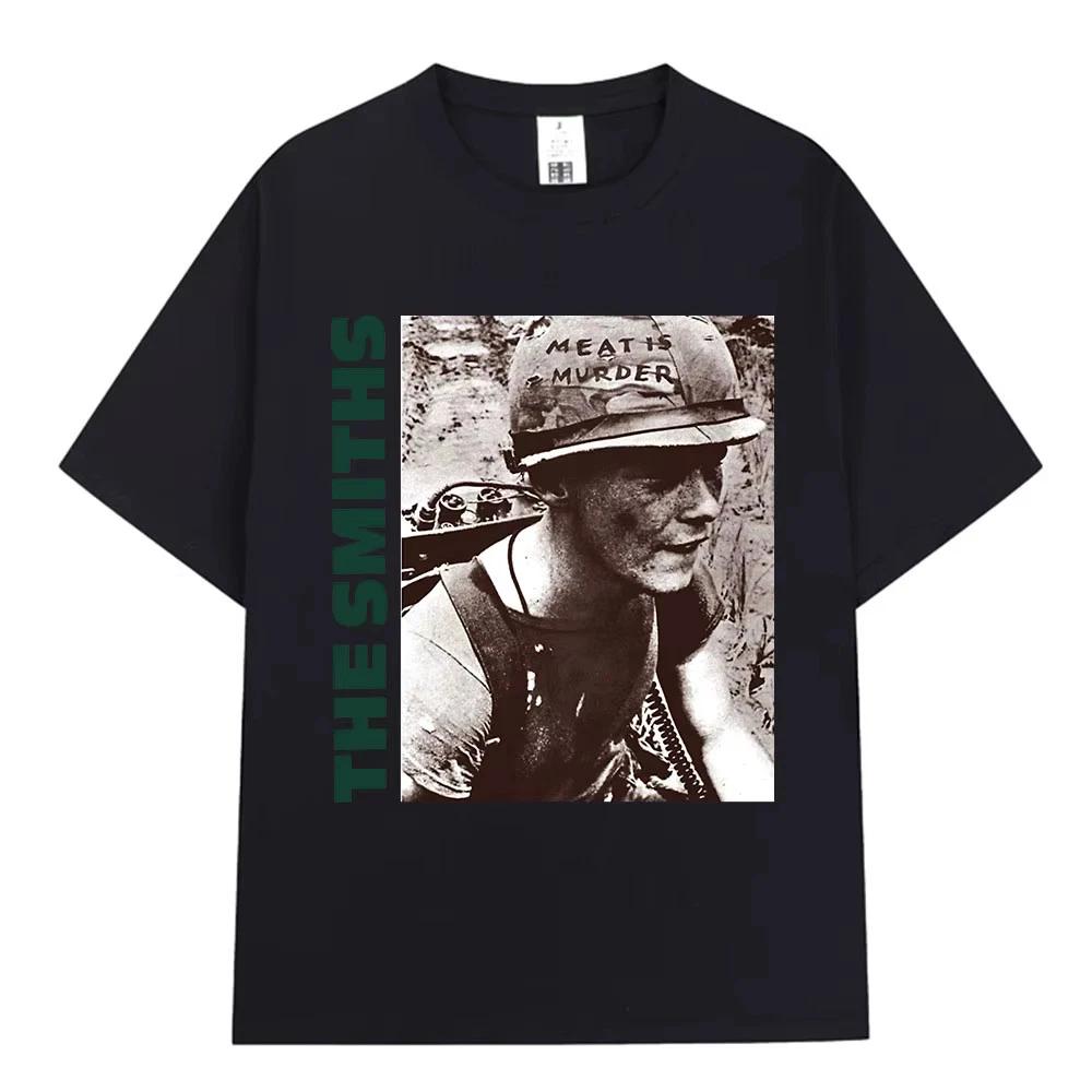 2026 Summer The Smiths Print TShirt Y2k Band Tee Unisex Unisex Unisex ShortSleeved Retro Street Y2k Casual Fashion Tops Clothing