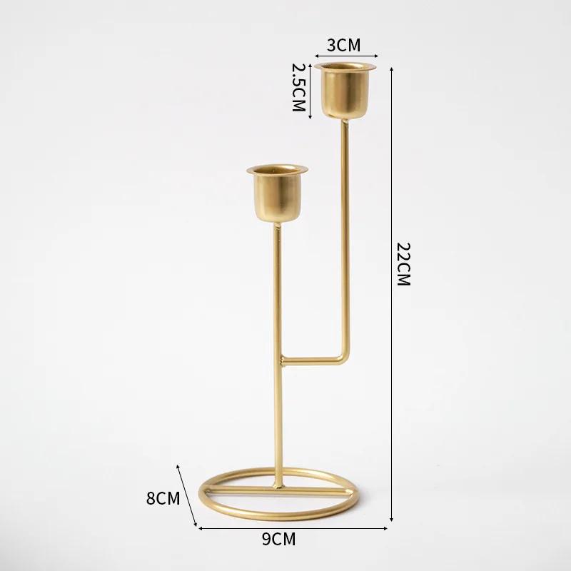 Vintage European Iron Art Candlestick Decoration Jewelry Display Storage Tray Ins Aromatherapy Candle Ambience Decorative Tray