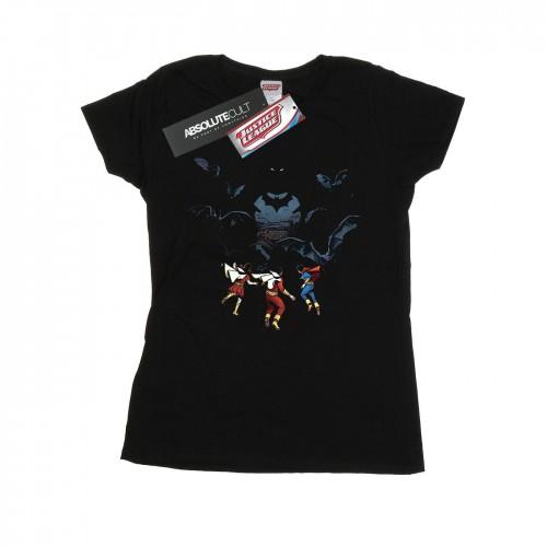 DC Comics Womens/Ladies Batman Shadow Bats Cotton T-Shirt