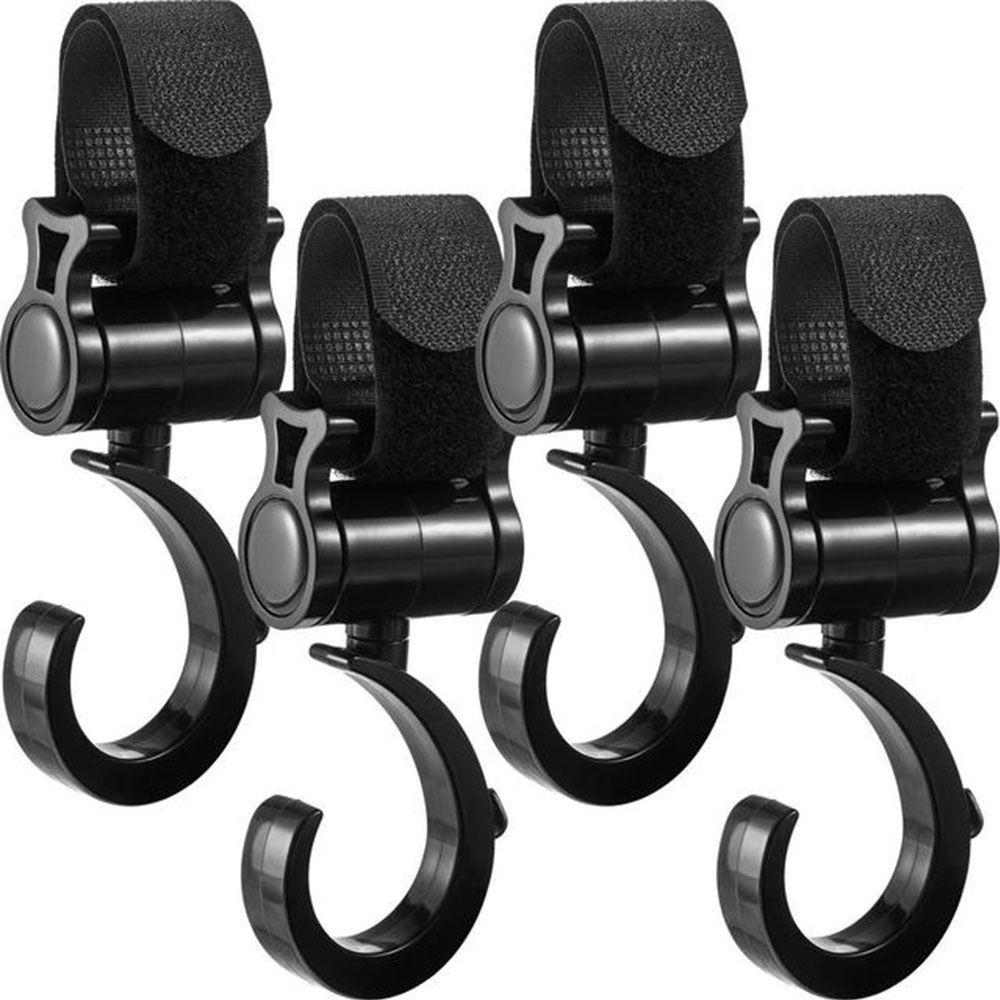 

Wheelchair Organizer Carriage Bag Hooks Bag Hanger Baby Stroller Hooks Mommy Hooks Pram Hooks 2Pcs
