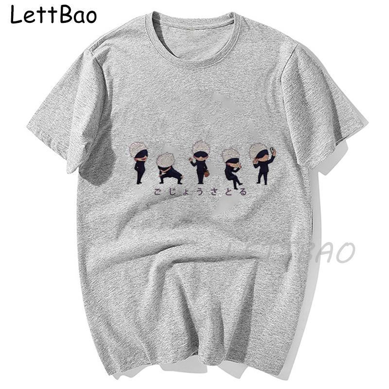 Anime Jujutsu Kaisen Manga T Shirt Unisex Women Harajuku Casual Yuji Itadori Graphics 100 Cotton Oversized