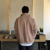 BYMONO [Big Sizes Xl-6Xl] Mono Quarter Zip Classic Knit