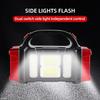 Lumină LED Multifuncțională Portabilă Reîncărcabilă cu Energie Solară Sursă de Lumină Duală USB Reflector de Căutare pentru Exterior Lumină de Camping pentru Drumeții