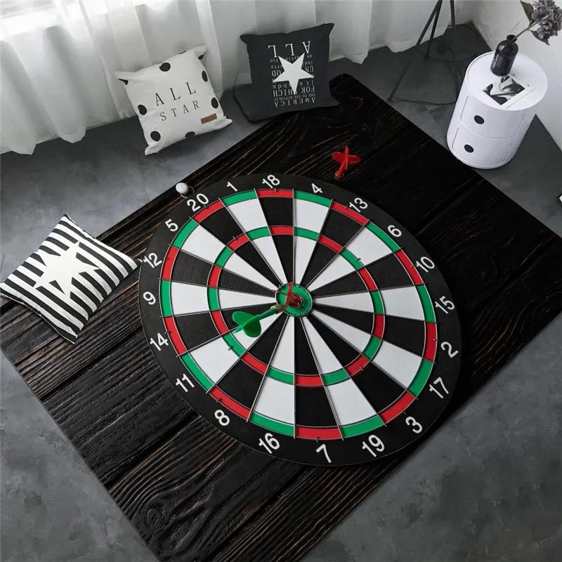 Sport Carpet Dart Board Arrow Floor Mat Dart Target Print Rugs Living Room Game Room Bedroom Rug Non-slip Door Mat Home Decor