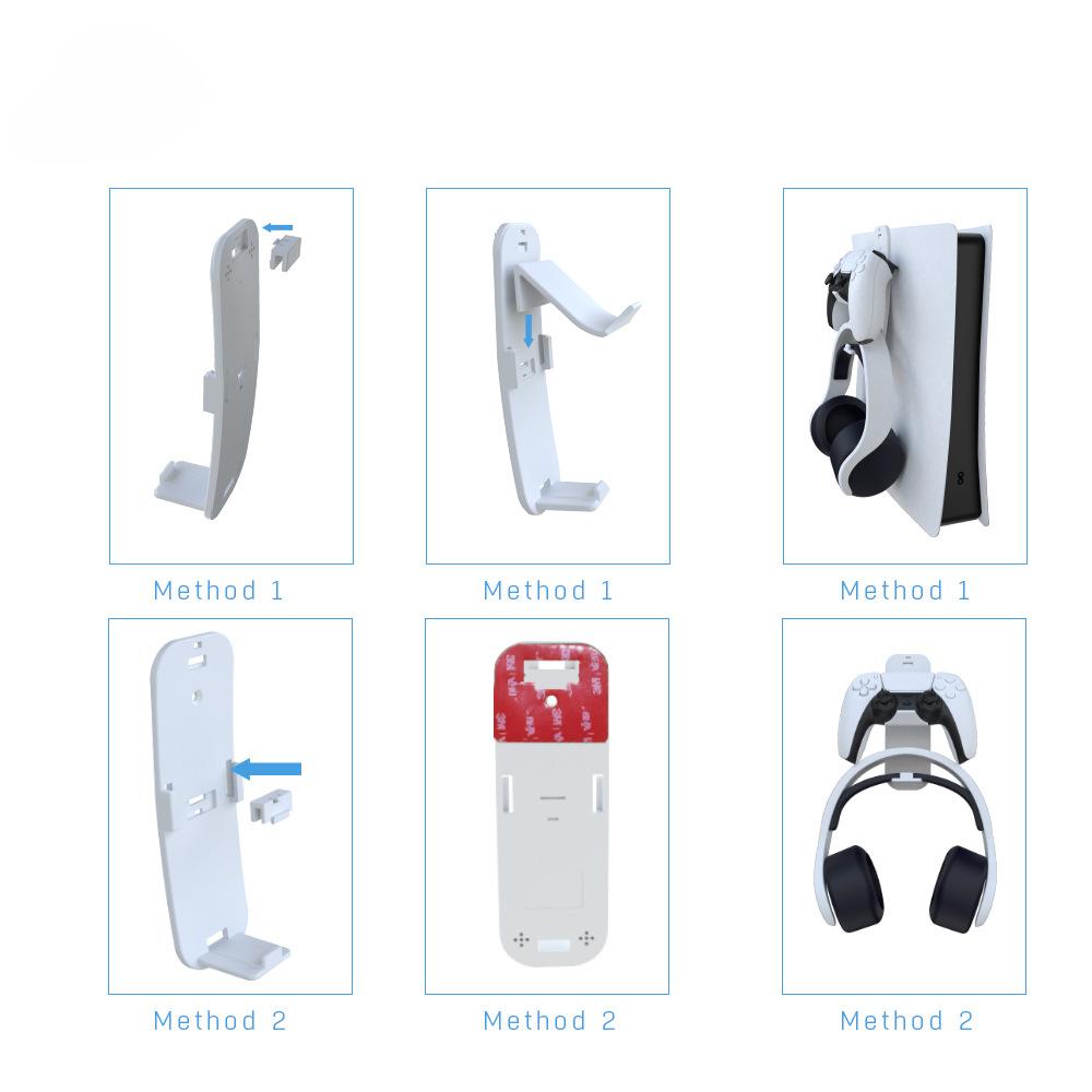 Hanger Holder, Headset Controller and Headphone Holder Stand for Xbox Series X/One, PS5 PS4 PS3, Switch Gamepad Steam & More for Game Accessories