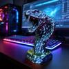 Kids Creative Play Toys 3D Printed Snake Figurine, Realistic Serpent Sculpture, Stress Relief Animal Desk Decor, Educational Wildlife Toy for Gift