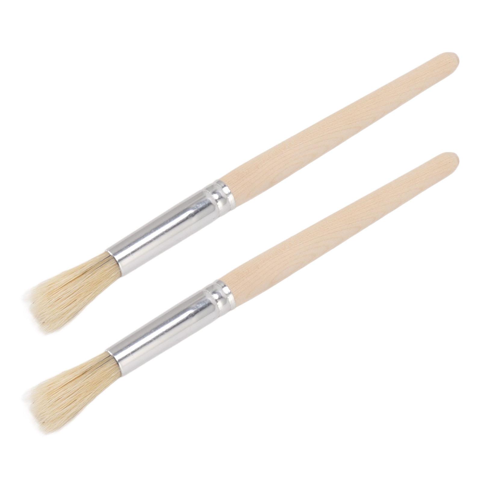 

2Pcs Coffee Machine Cleaning Brush Wood Handle Coffee Grinder Cleaning Brush Cleaner Tool for Cafe Home Kitchen