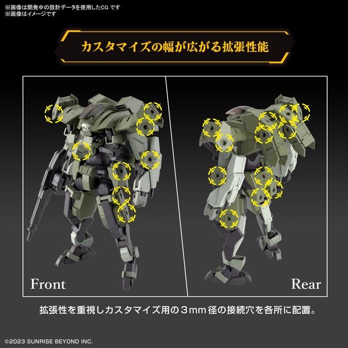 HG Boundary War Machine Gekkou No Souki Aaron Rhino 1/72 Scale Color-Coded Plastic Model Multicolor