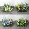Forest Style Wedding Floor Flowers - Monet Inspired Runway Decor