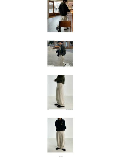 MYQ Men's Wide-Leg Floor-Length Slimming Dress Pants - Autumn/Winter Korean Style Casual Loose Straight-Leg Trousers