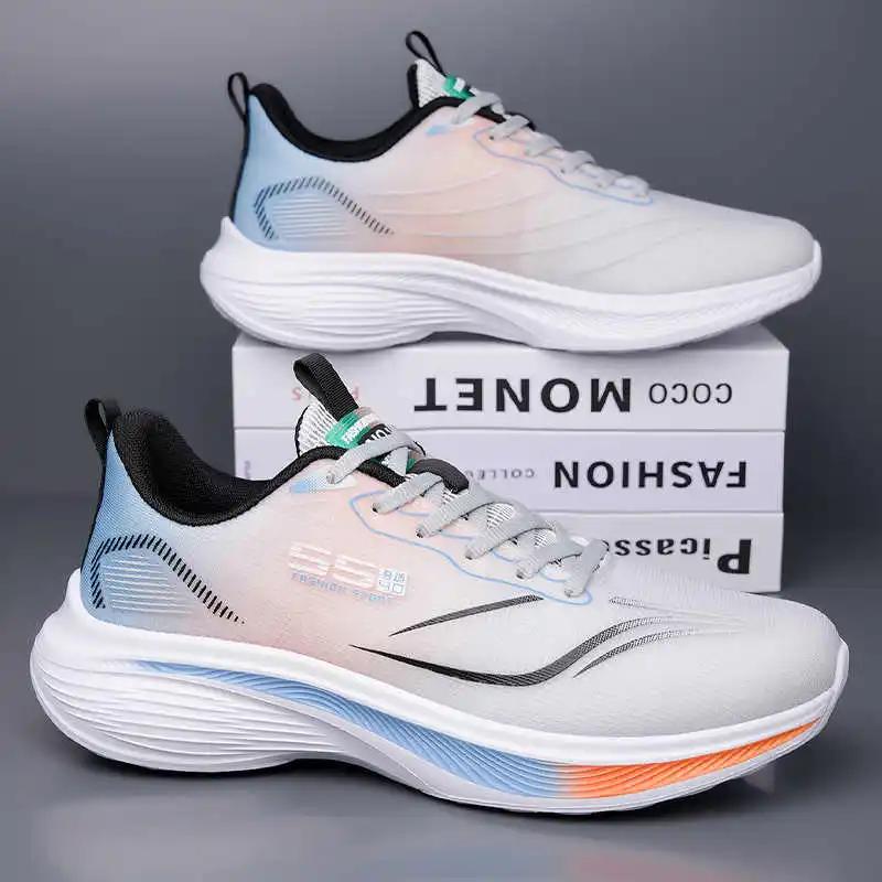 Fashion High Platform Key Height Brand Shoes Sneakers Tennis Training Men's Chinese Shoes Sport Nice High-end Visitors Portable