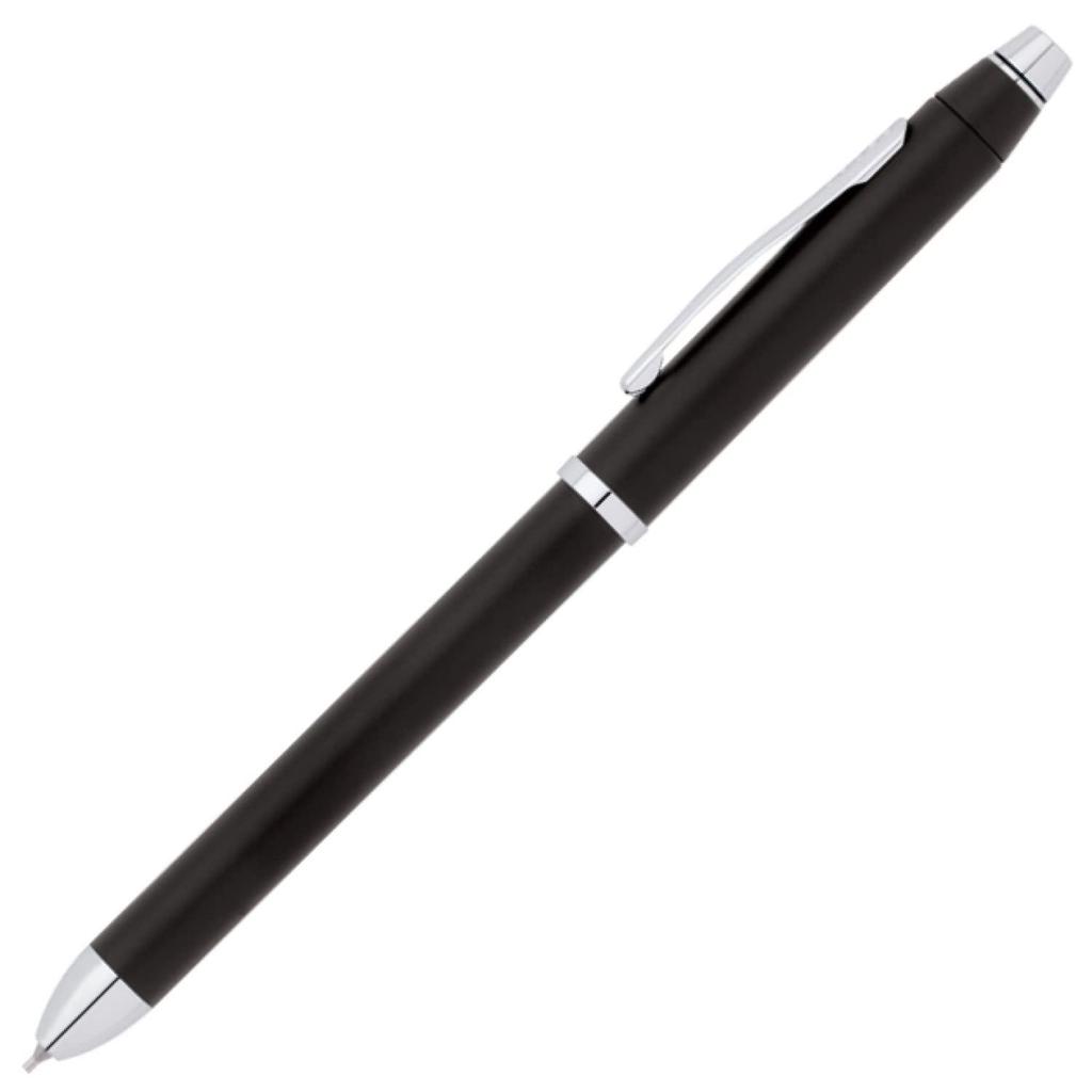 Cross Tech 3 Black Ballpoint Officially Imported Multi-Function Pen, (AT0090-3ST), 2-Color Pen/0.5mm Pencil, Renewed,
