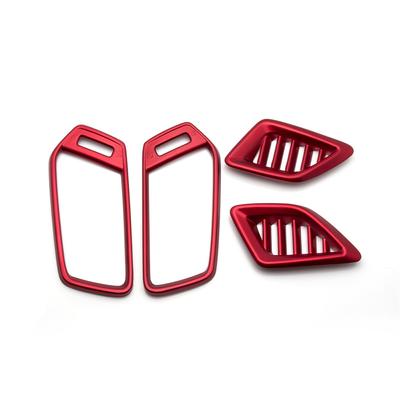 Interior Dashboard Air Vent AC Outlet Covers Trim Red For Honda Accord 2018-2022