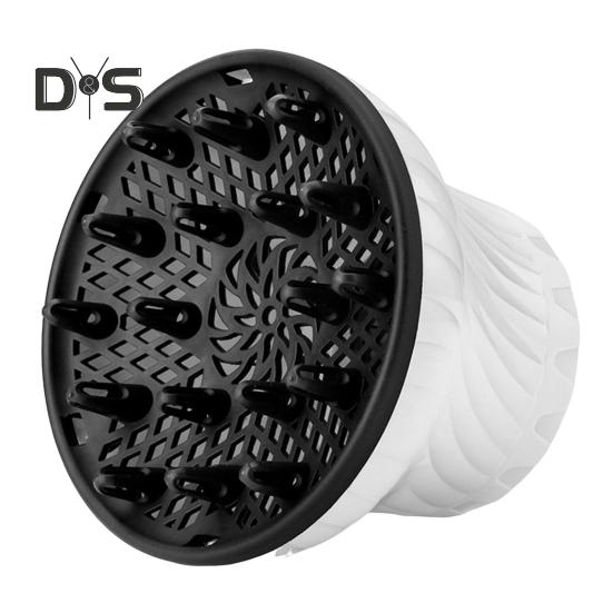 

Универсальный диффузор для волос, фен-диффузор, насадка для женщин, длинные, густые, вьющиеся, волнистые волосы, придающие объем, фен-диффузор, сменная насадка белый