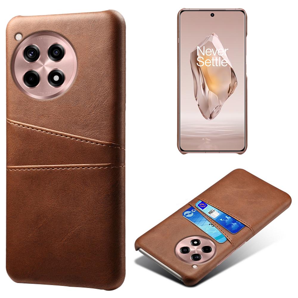 For OnePlus Ace 3 5G/12R 5G Case Leather Coated PC Phone Cover with Card Holder