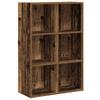 Bookshelf Sideboard Vintage Wood Look 66 x 30 x 98 cm Engineered Wood