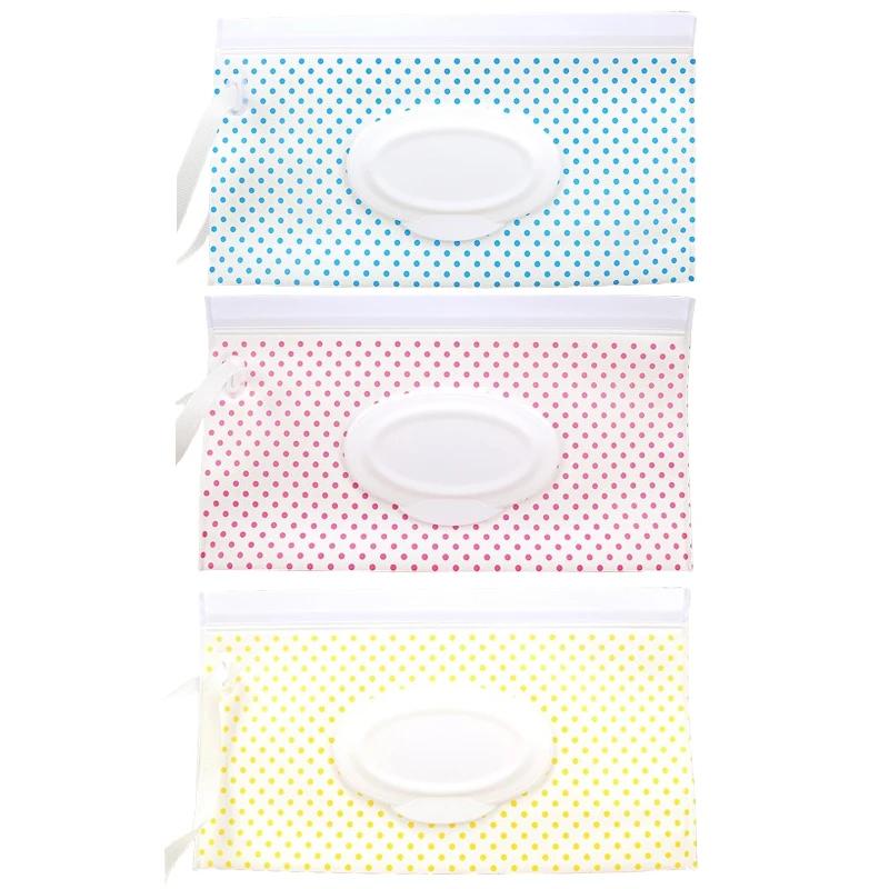 3pcs Baby Wipe Storage Bag Tissue Holder Wet Wipes Oganizer Facial Tissue Pouch for Travel Mask Bags Tissue Bag Oganizer