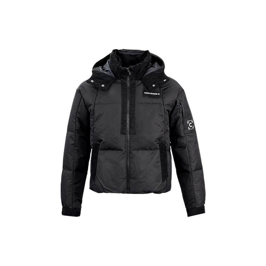 (WMNS) Converse Premium Short Down Puffer Jacket Asia Sizing Black Women s 10023727-A01 L
