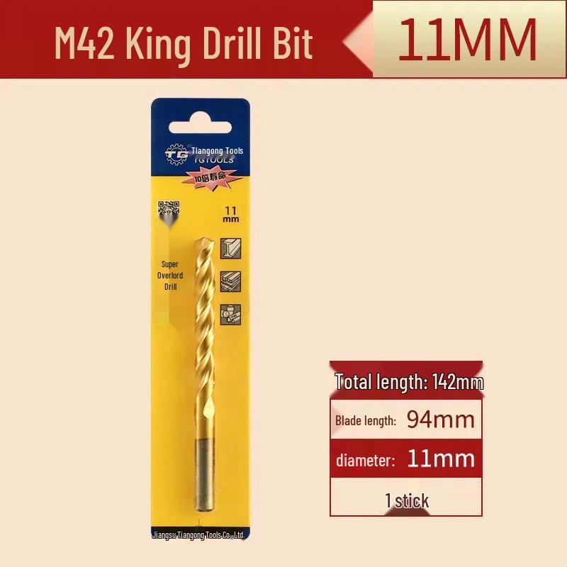 Tiangong M42 Overlord 8% Cobalt High-Speed Steel Twist Drill Bit for Stainless Steel