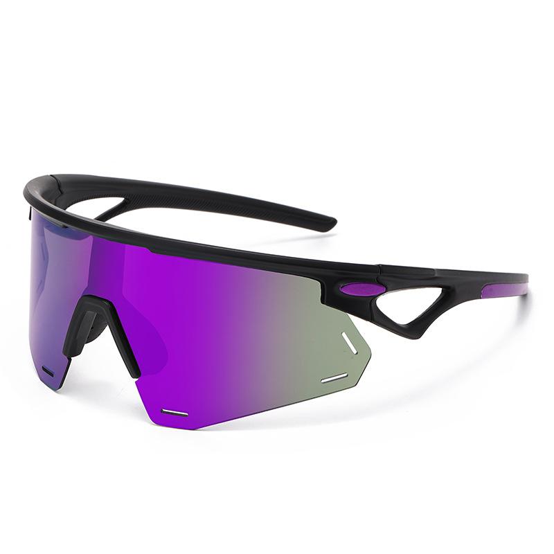 Trend Colorful Men'S And Women'S Outdoor Sports Coating Anti-Ultraviolet Cycling Protective Heat-Proof Sunglasses