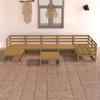 Day and Night - Day and Night Garden Furniture 8 Pieces Honey Brown Solid Pine Wood