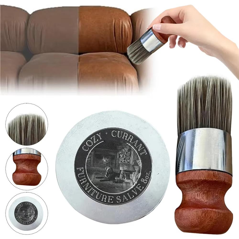 With Brush Leather Furniture Salve Wise Owl Leather Skin Refurbish Repair Tool
