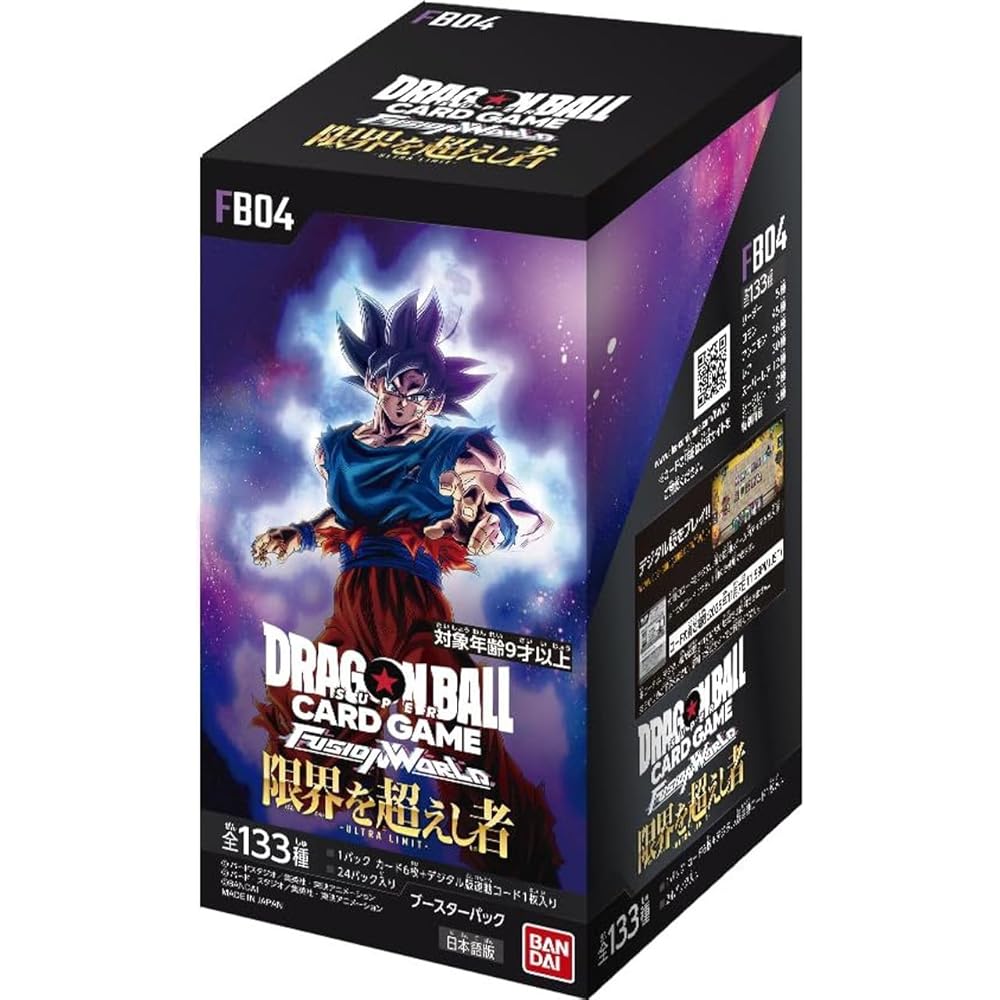 Bandai Dragon Ball Super Card Game Fusion World Booster Pack 24 Packs Age 9+
