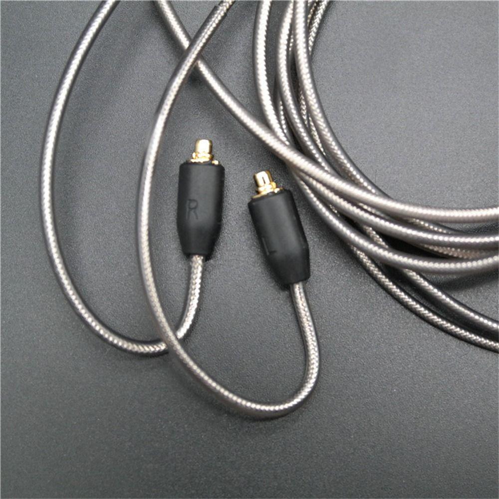 3.5mm MMCX Headphones Cable Grey/Silver/Gold MMCX Audio Cable Smart Phone